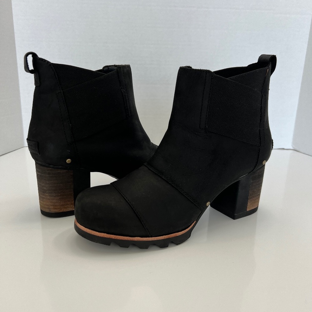 Sorel Addington Chelsea Bootie Black W 9